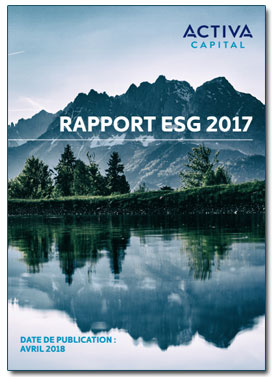 Activa Capital - RAPPORT ESG 2017